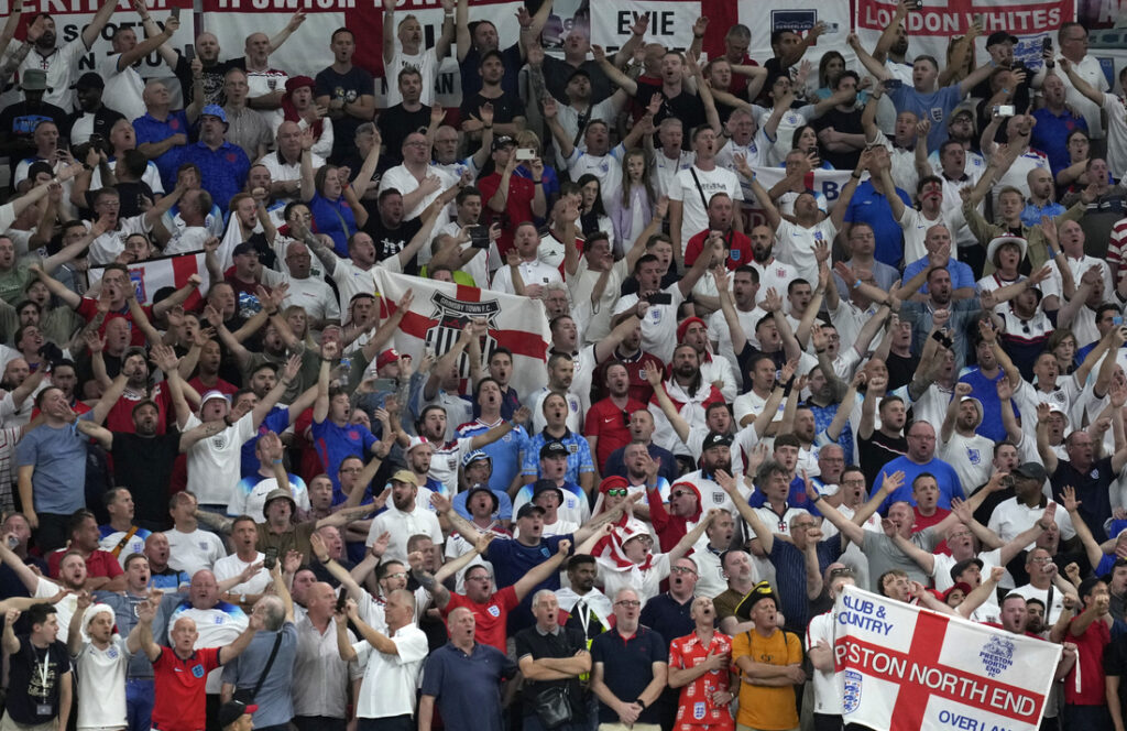 Les supporters anglais