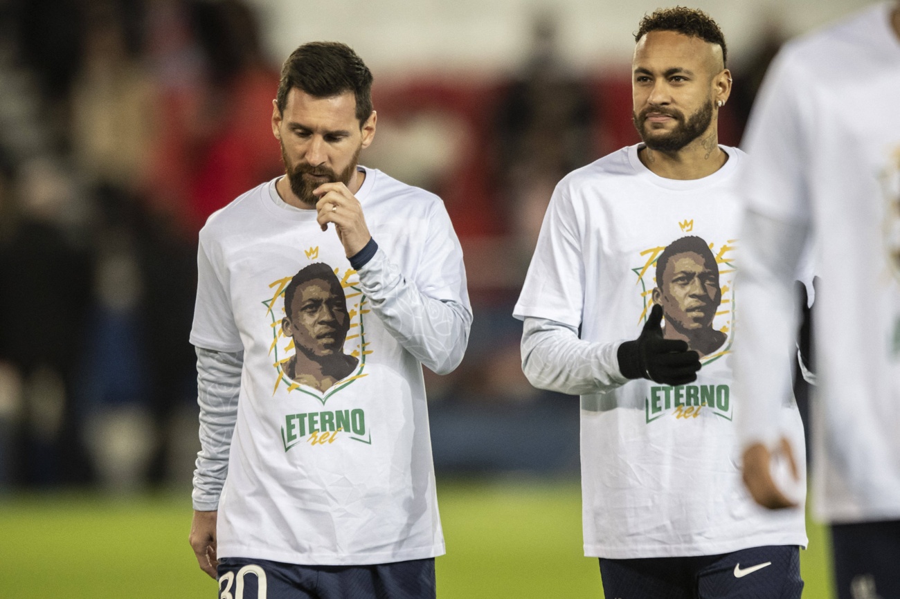 Camiseta con el retrato de Pelé