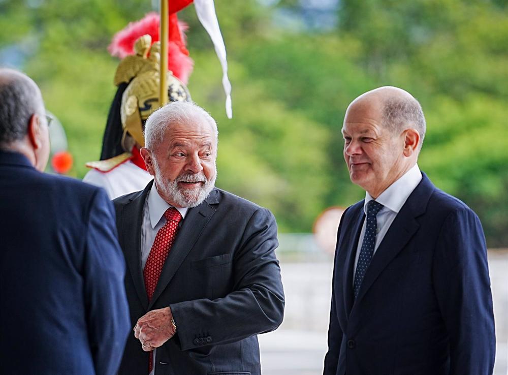 Scholz meets Lula: «Thrilled that Brazil is back on the world stage».
