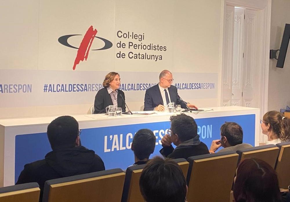 Colau celebra el acuerdo de Presupuestos en Cataluña y reitera su rechazo a la ampliación del Aeropuerto