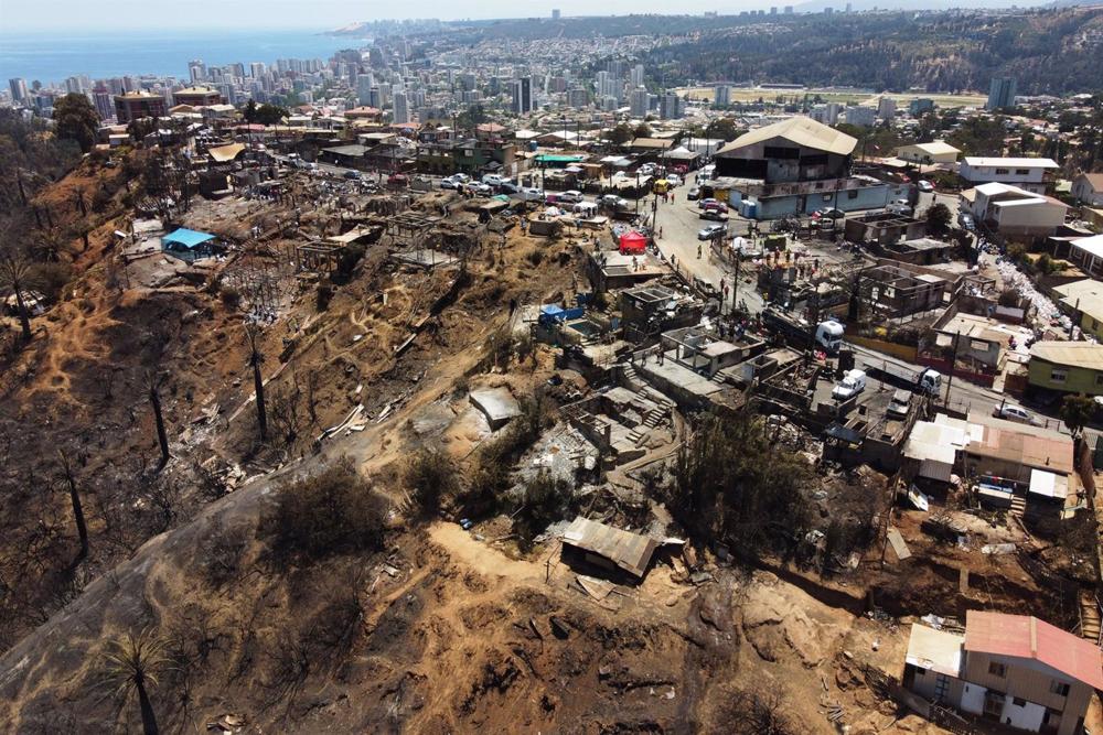 Au moins quatre morts dans des incendies qui font rage dans la région de Biobío au Chili