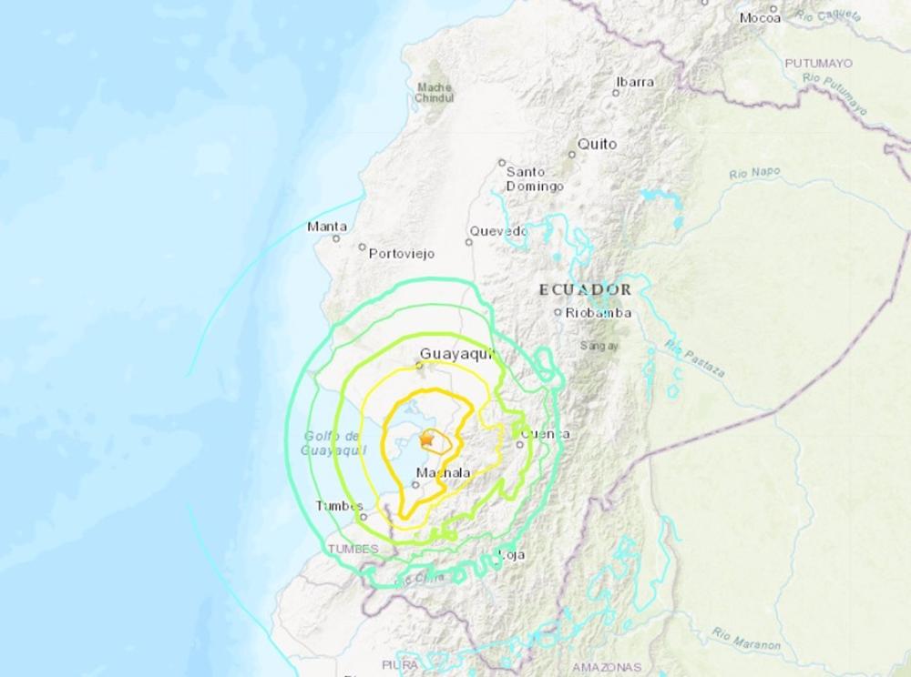 Mindestens 12 Tote bei Beben der Stärke 6,7 auf der Richterskala in Ecuador