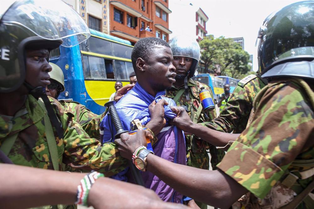 Kenya .- Protests leave one university student dead