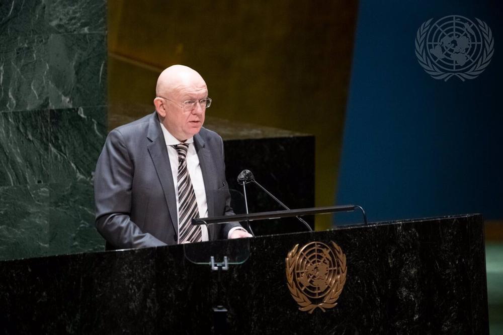 Russia’s ambassador to the UN, Vasili Nebenzia, says Russia will return Ukrainian children when conditions are safe
