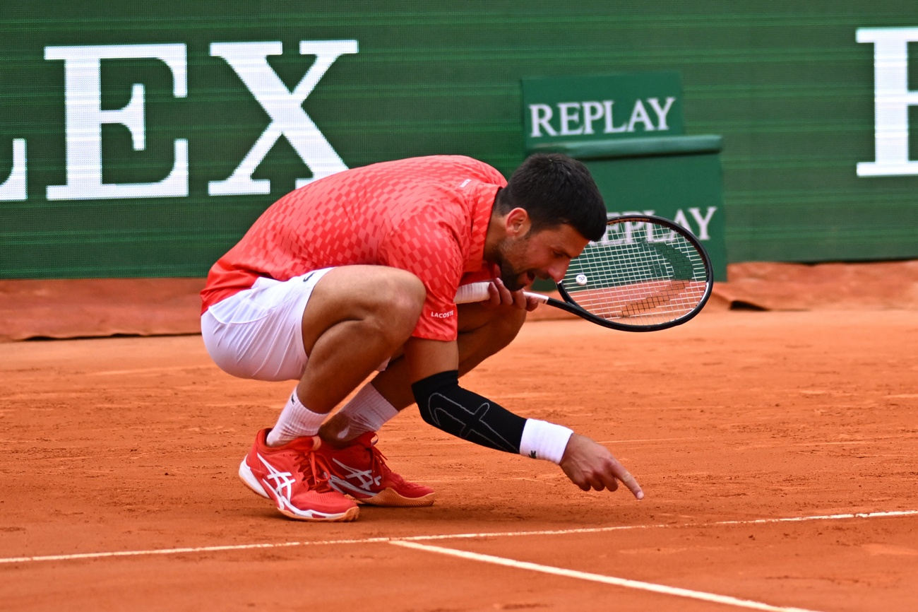 Novak Djokovic não conseguiu emergir como vencedor