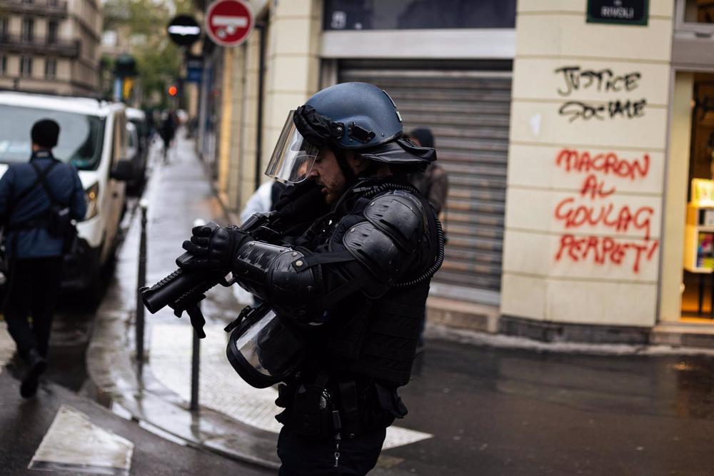 Mindestens elf Festnahmen nach einem weiteren Tag der Ausschreitungen in Rennes, Frankreich