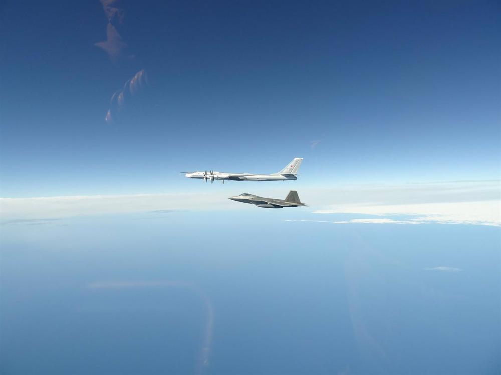Two Russian bombers intercepted by NORAD near Alaska